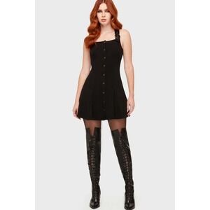 Killstar silent grove mini dress black XS
